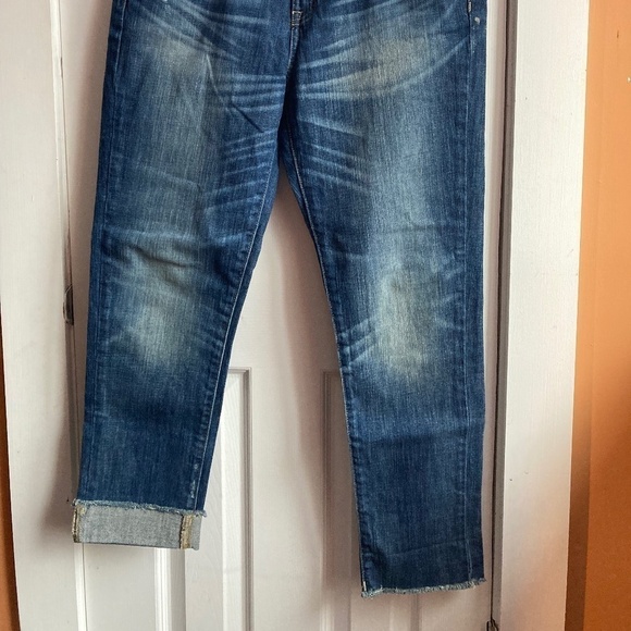 Mossimo Cropped Jeans Boyfriend Crop Stretchy size 6 - Picture 7 of 7